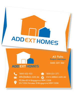 add ext homes business card 1