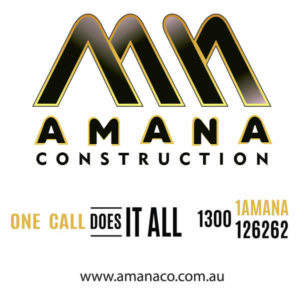 amana contruction site sign x m